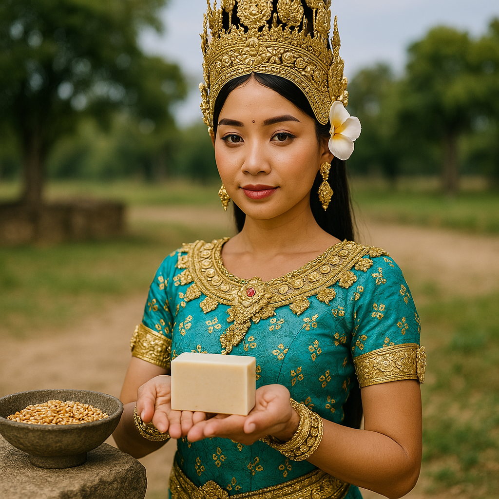 Savon de Provence Germe de Blé – Soin Peaux Sèches & Karité BIO (100 g)