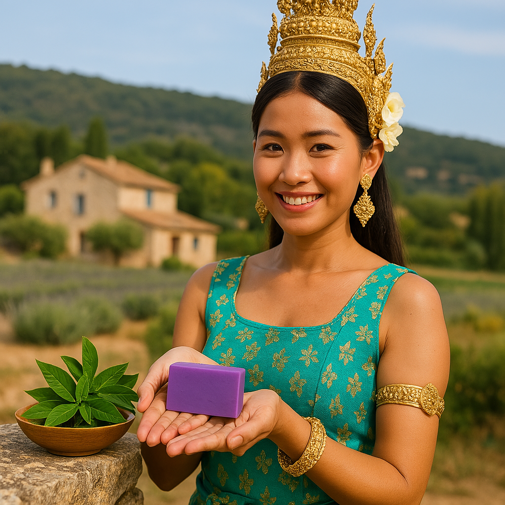 Savon de Provence Patchouli – Senteur Boisée & Karité BIO (100 g)