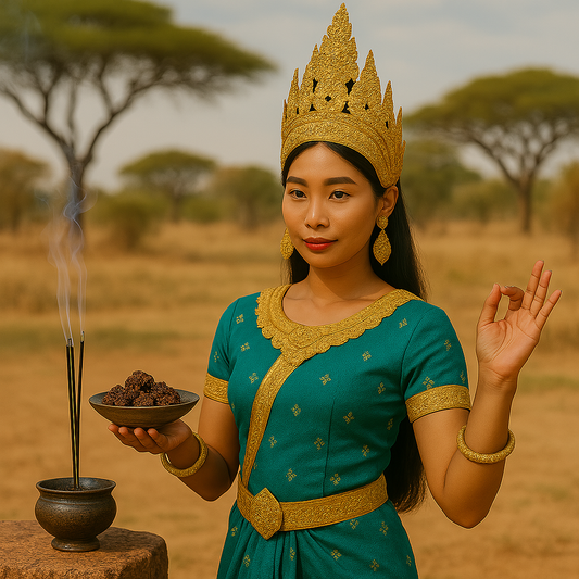 Encens Musc Africain – Parfum profond et chaleur boisée (20 bâtonnets)