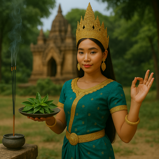 Encens Thé Vert – Fraîcheur végétale et sérénité zen (20 bâtonnets)
