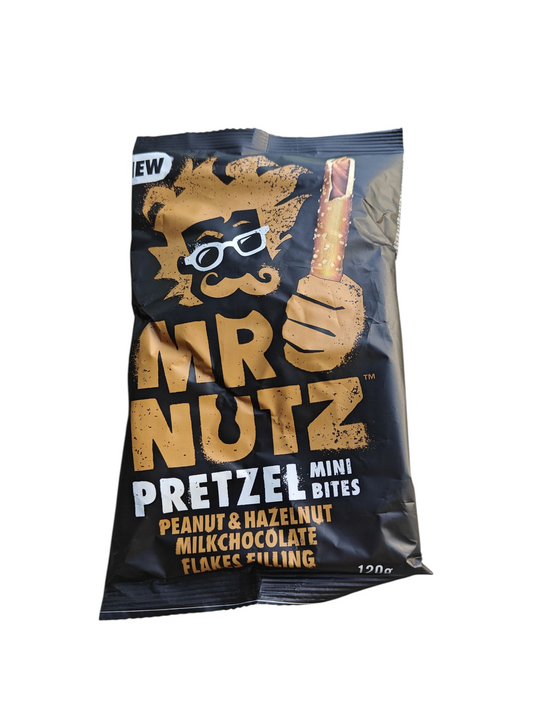 Bretzel chocolat au lait fourrés cacahuètes