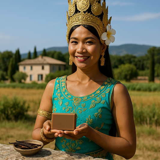 Savon de Provence Vanille – Parfum Gourmand & Karité BIO (100 g)